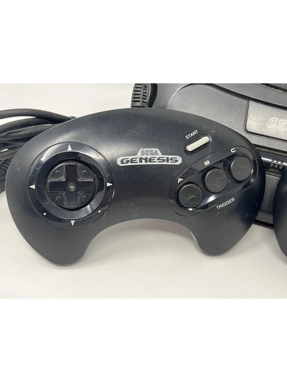 Sega Genesis Video Game Console with 2 Controllers and Power Supply - UNTESTED